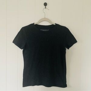 Aeropostale Black Short Sleeve Tee